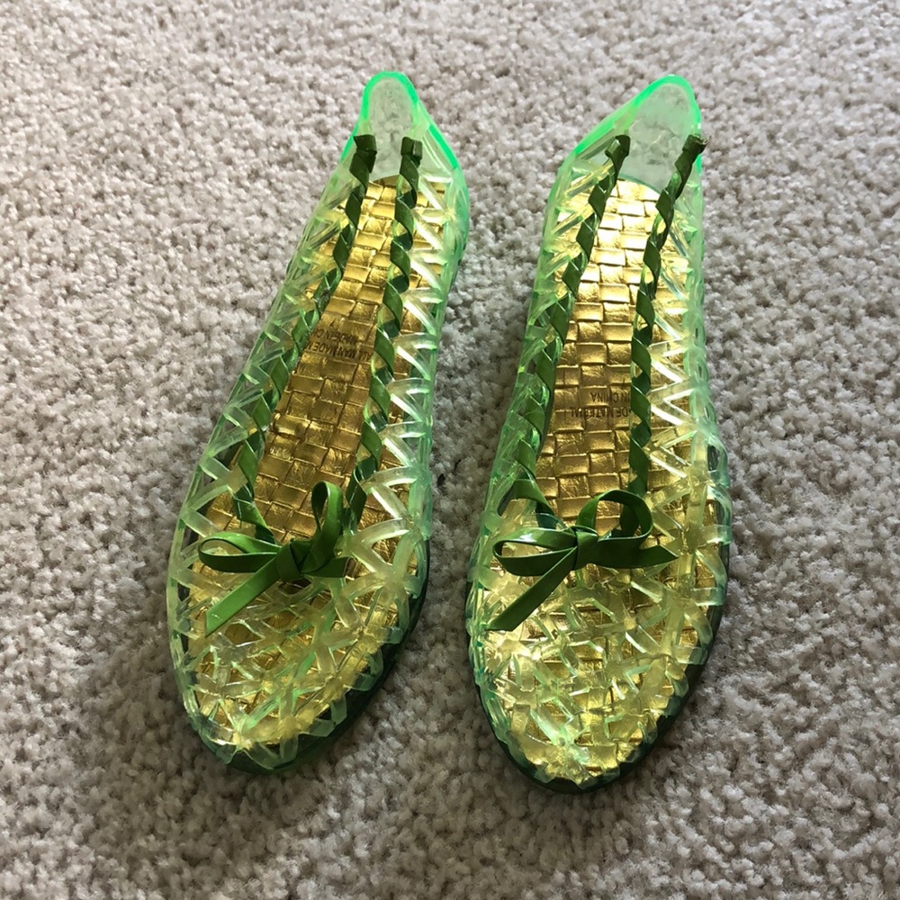 Women’s jellys - green 7